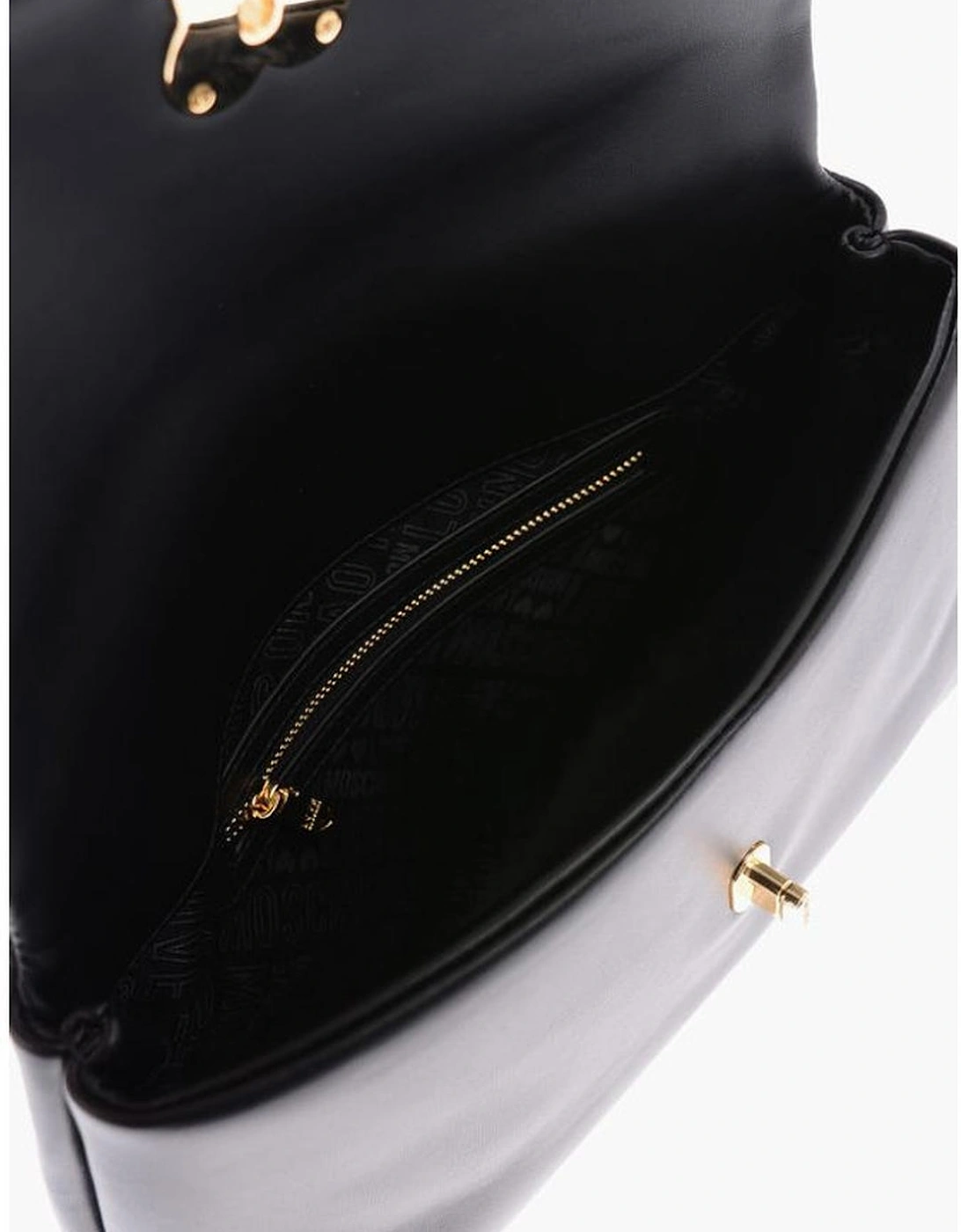 Solid Eco-Leather Shoulder Bag Women - Black Tote Bags