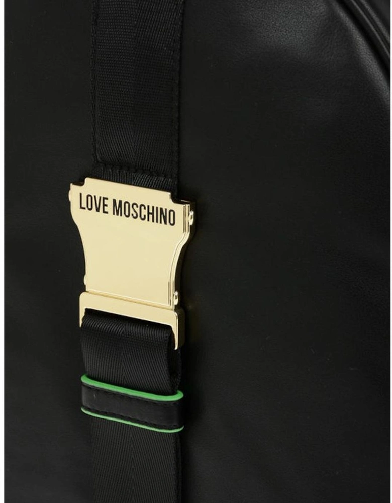 Zip Closure Adjustable Shoulder Strap Bag Women - Black Backpacks