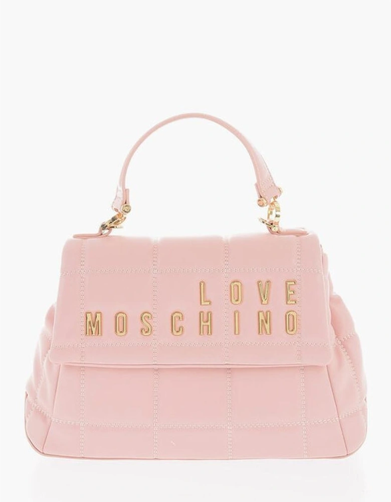 Metal Logo Snap Button Shoulder Bag Women - Multicolor Tote Bags