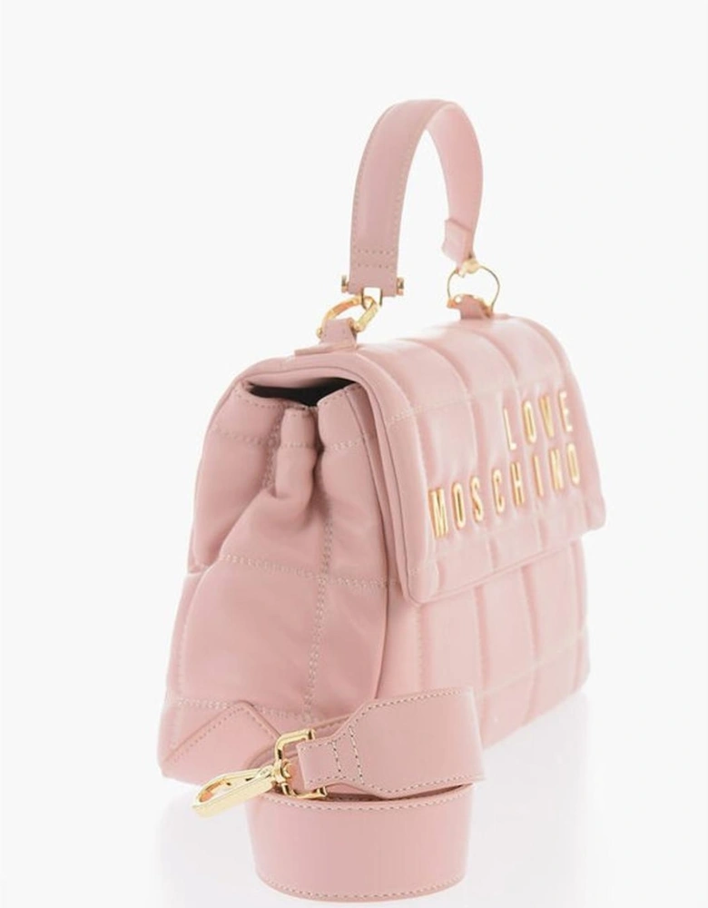 Metal Logo Snap Button Shoulder Bag Women - Multicolor Tote Bags