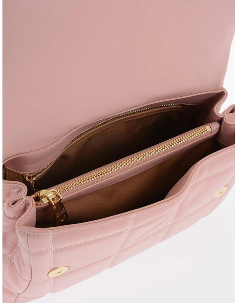 Metal Logo Snap Button Shoulder Bag Women - Multicolor Tote Bags