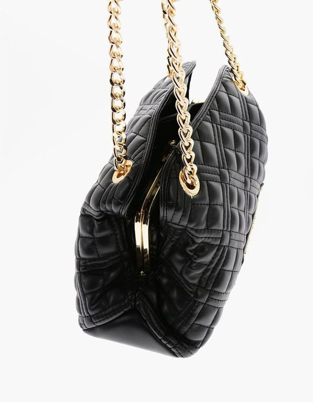 Solid Zip Closure Handbag with Internal Pocket Women - Black Tote Bags
