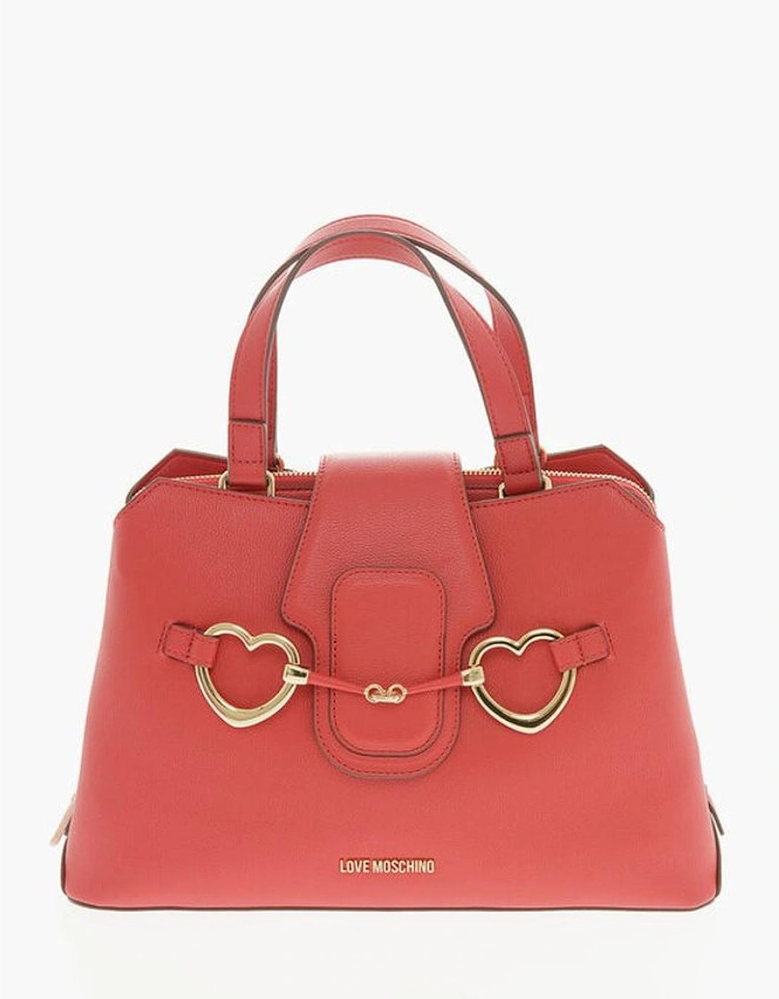 Handbag with Removable Shoulder Strap and Double Handle Women - Red, 6 of 5