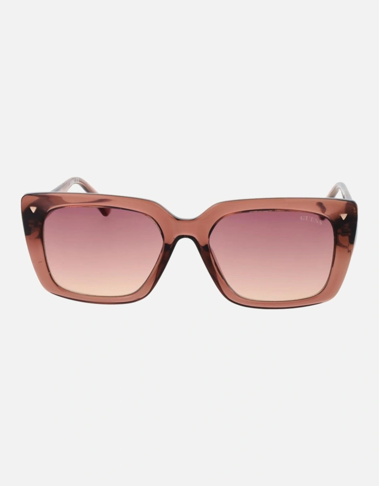 Square Gradient Sunglasses with 100% UV Protection Unisex - Pink