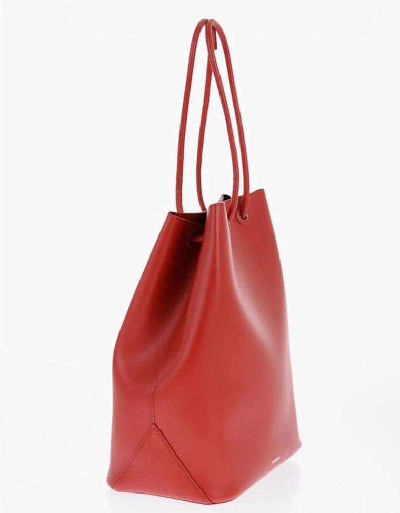 Casual Tote Bag with Internal Card Slots Women - Red