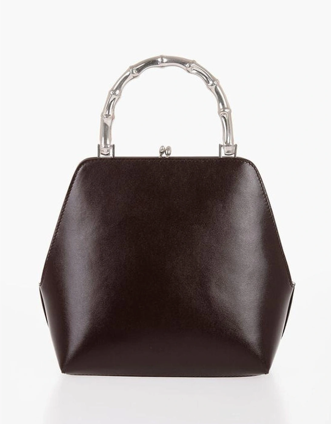Print Logo Handbag Women - Burgundy Tote Bags