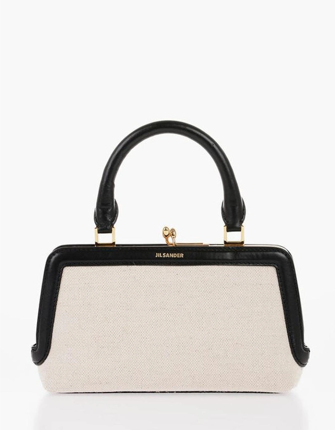 Logo Embellished Handbag Shoulder Bag Women - White Tote Bags, 7 of 6