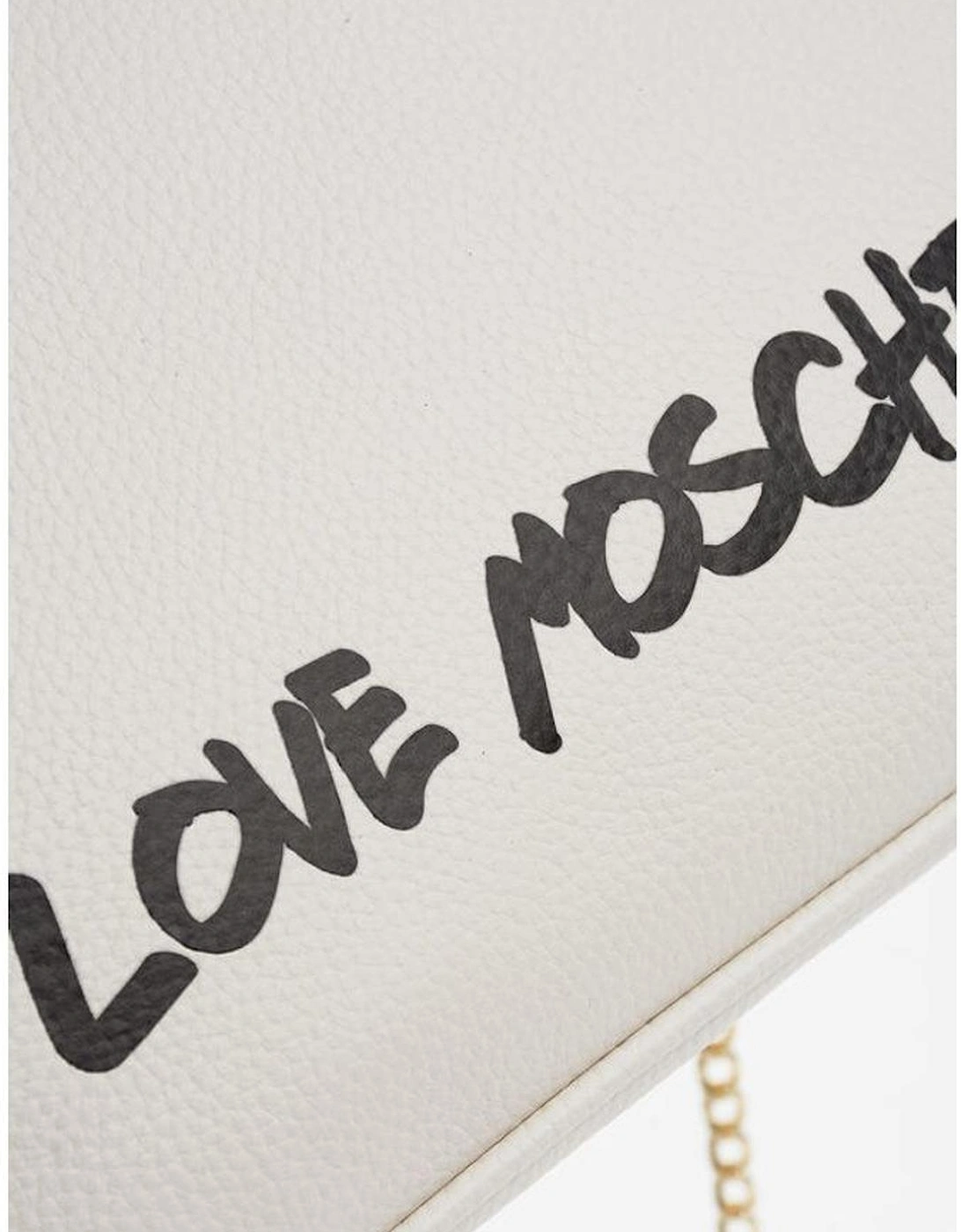 Leather Shoulder Bag with Removable Strap Women - White Tote Bags