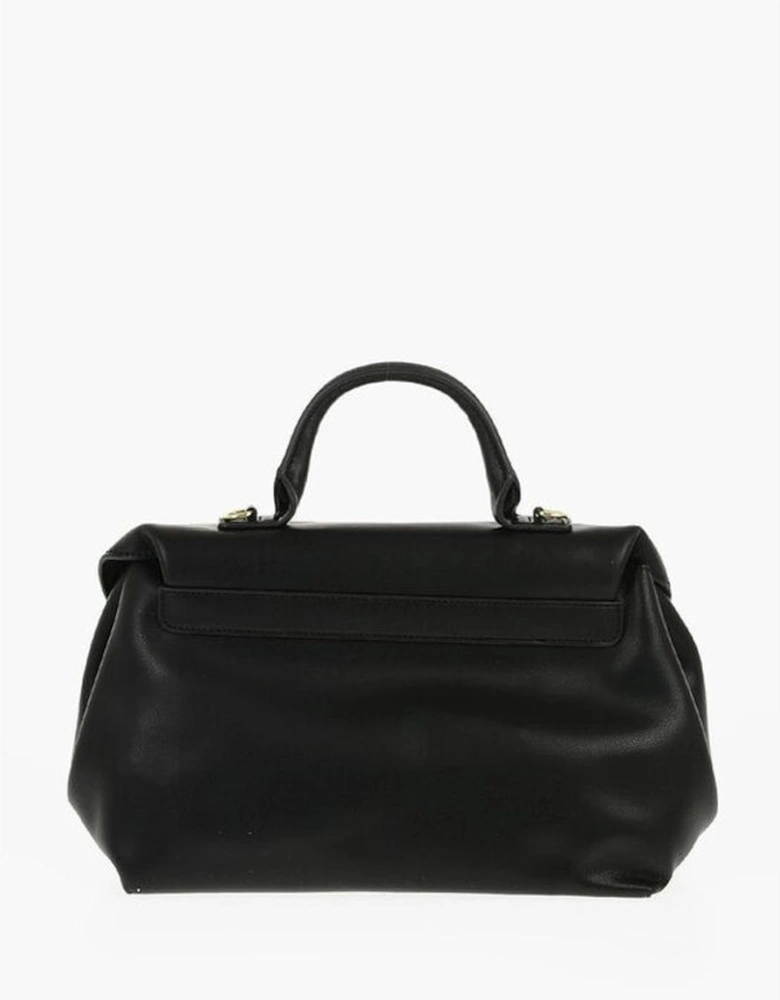 Eco-Leather Shoulder Bag with Adjustable Strap Women - Black Tote Bags