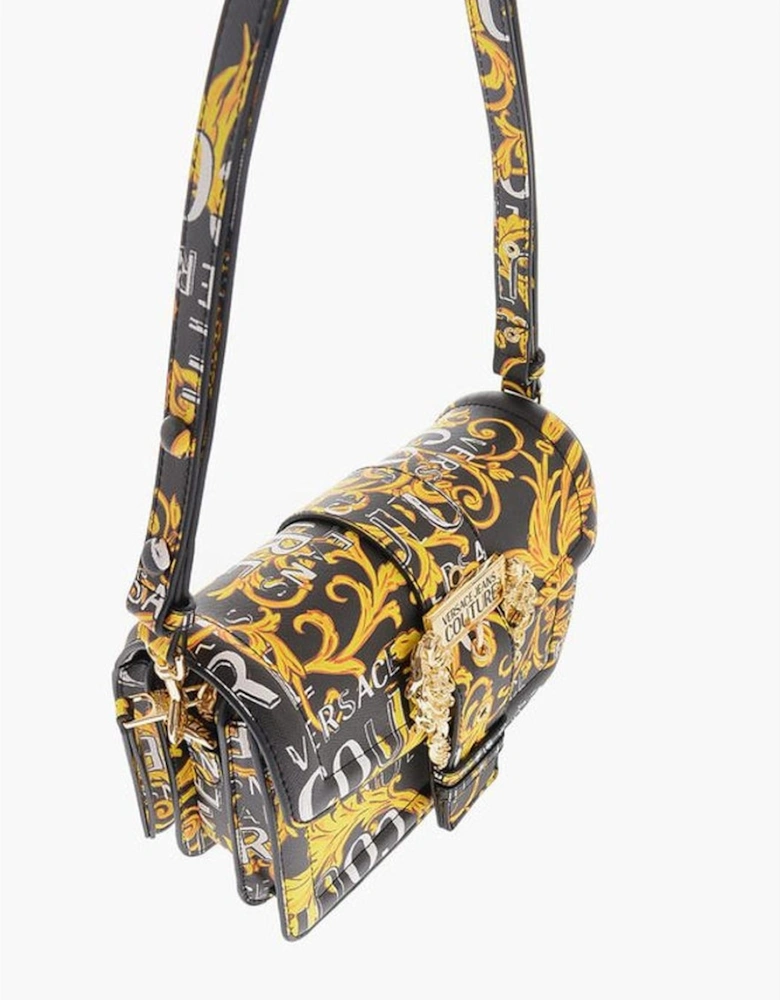 Eco-Leather Handbag with Removable Strap Women - Yellow Shoulder Bags