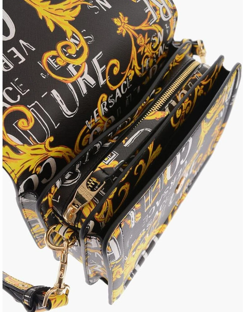 Eco-Leather Handbag with Removable Strap Women - Yellow Shoulder Bags
