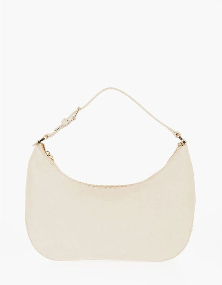 Logo Shoulder Bag with Adjustable Strap Women - Beige