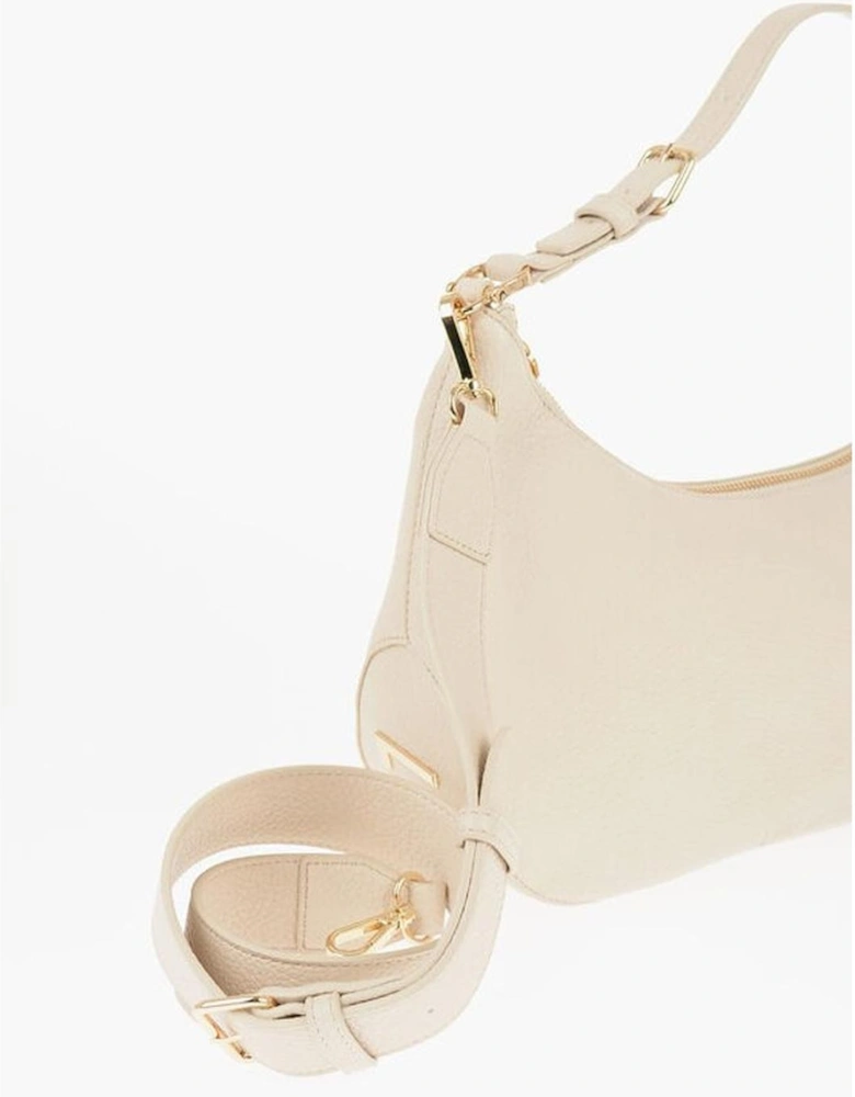 Logo Shoulder Bag with Adjustable Strap Women - Beige