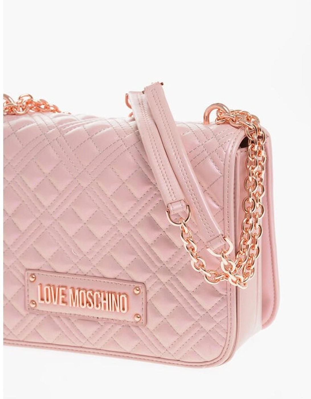 Solid Eco-Leather Shoulder Bag with Logo Women - Multicolor
