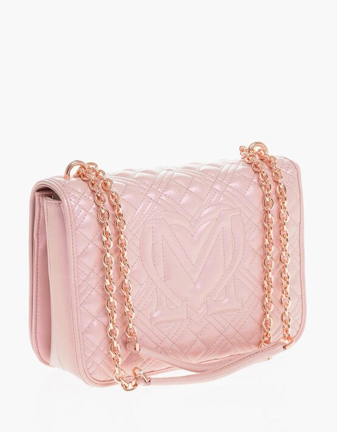 Solid Eco-Leather Shoulder Bag with Logo Women - Multicolor