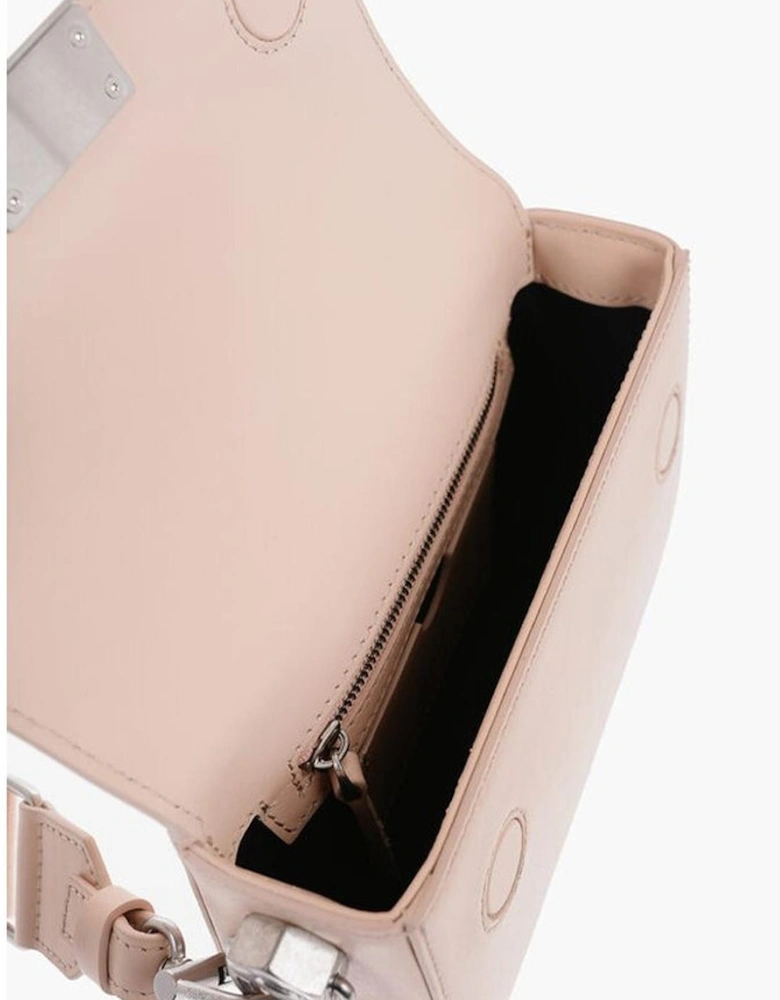 Leather Shoulder Bag with Adjustable Strap Women - Multicolor