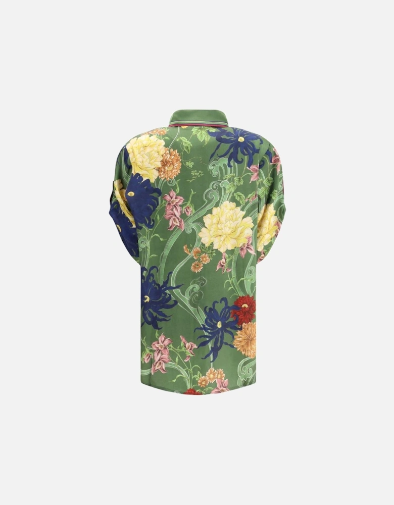 Avery Silk Shirt with Refined Floral Pattern Women - Multicolor