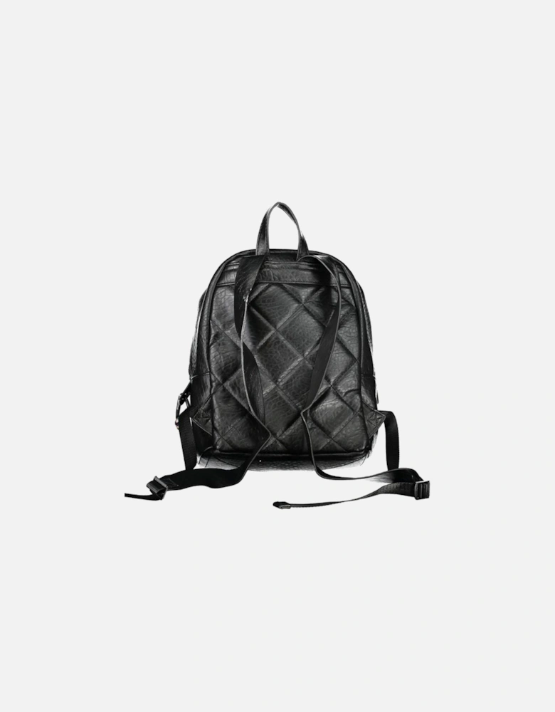 Backpack with Adjustable Straps and Zip Closure Women - Black
