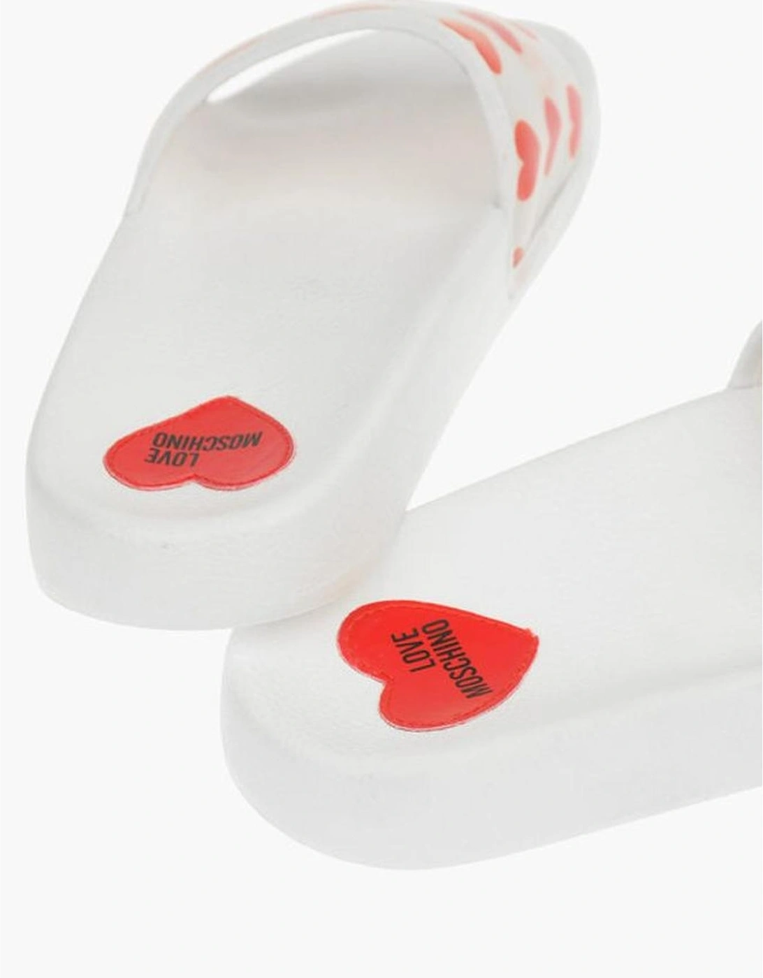 Patterned Elastodiene World Xmas Gift Women - White Sandals