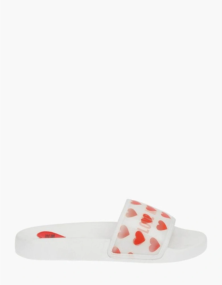 Patterned Elastodiene World Xmas Gift Women - White Sandals