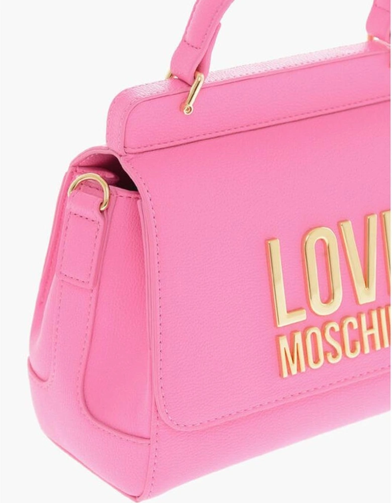 Logo Eco-Leather Handbag with Removable Strap Women - Multicolor Tote
