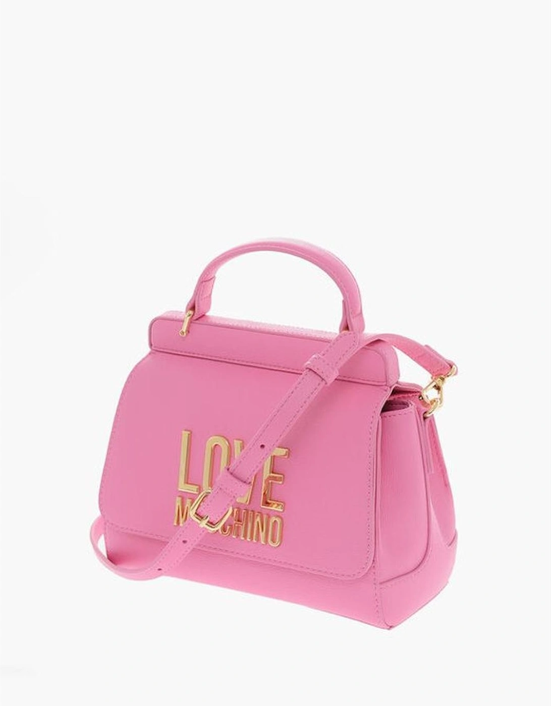 Logo Eco-Leather Handbag with Removable Strap Women - Multicolor Tote