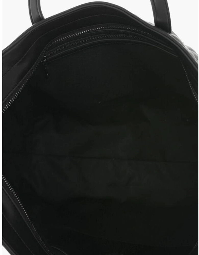 Logo Shoulder Bag with Double Handle Women - Black Tote Bags