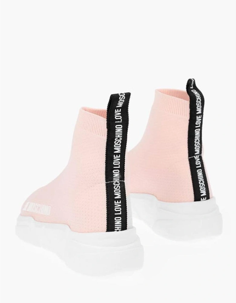 Canvas Print Pull-On Rubber Sole Sneakers Women - Multicolor