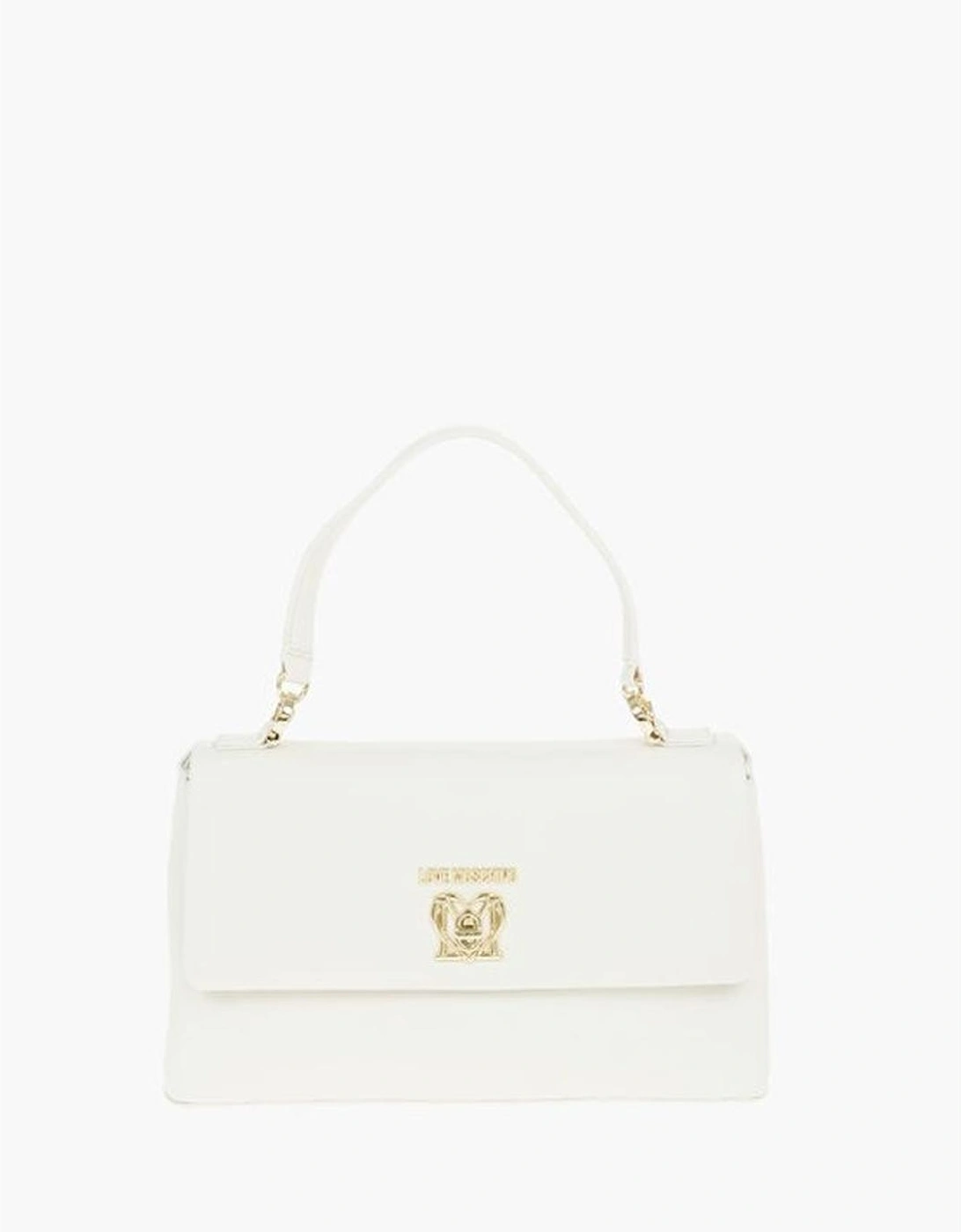 Solid Color Eco-Leather Shoulder Bag Women - White Tote Bags, 7 of 6