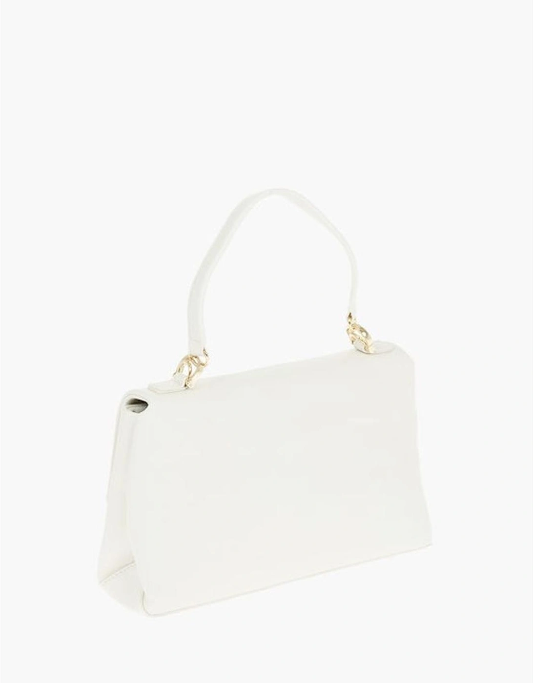 Solid Color Eco-Leather Shoulder Bag Women - White Tote Bags