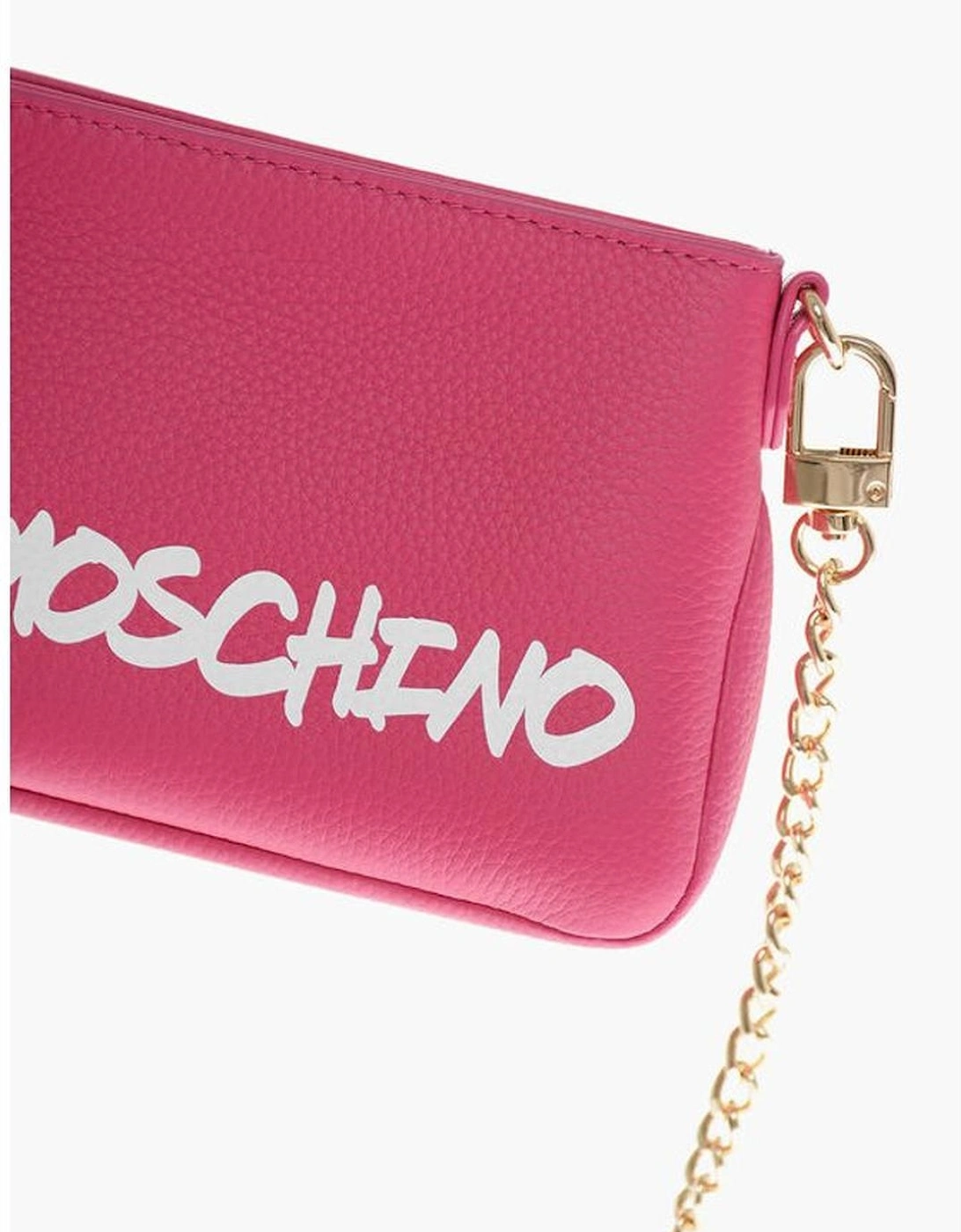 Textured Leather Shoulder Bag with Logo Women - Multicolor