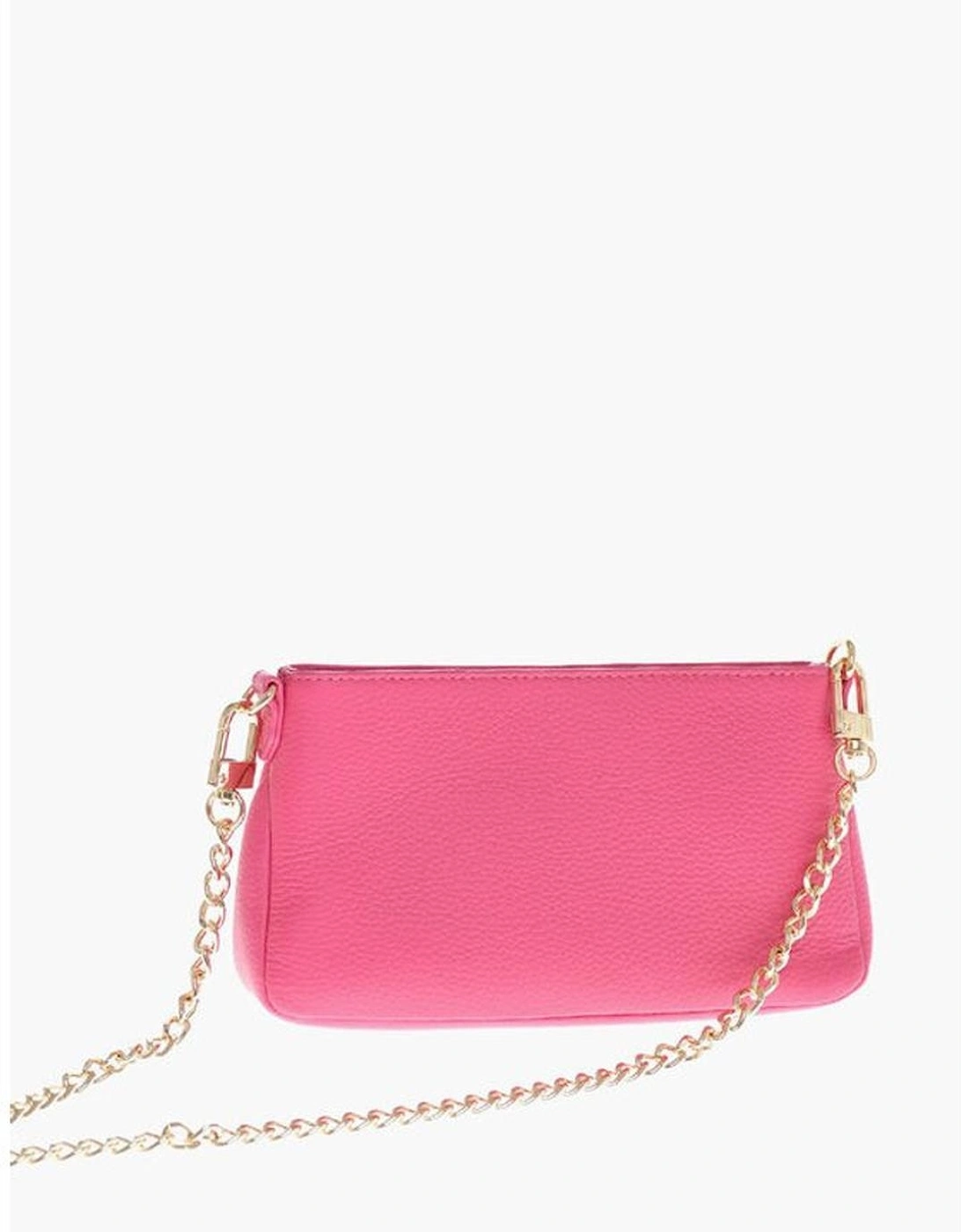 Textured Leather Shoulder Bag with Logo Women - Multicolor