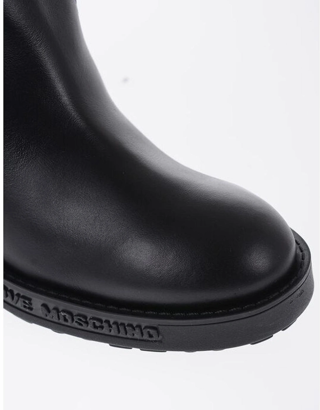 Studded Narrow Toeline Ankle Boots Women - Black