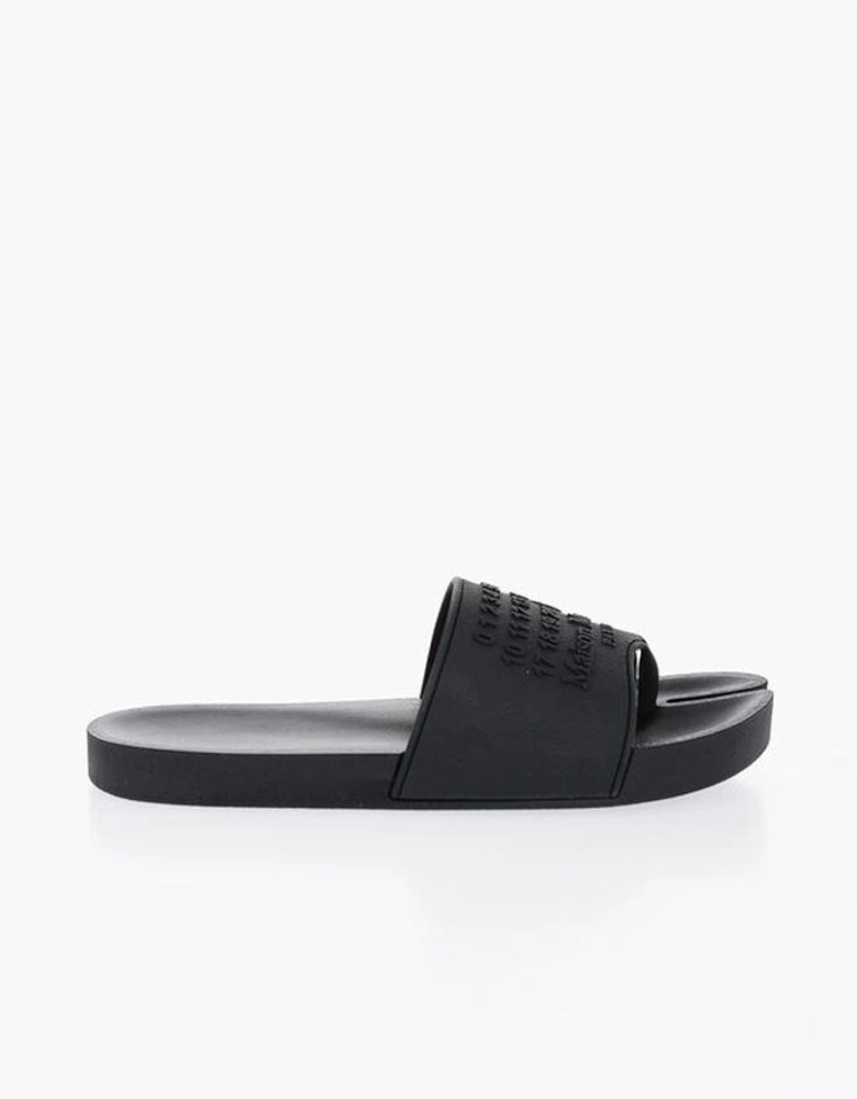 Slip-On Rubber Sole Sandals Women - Black