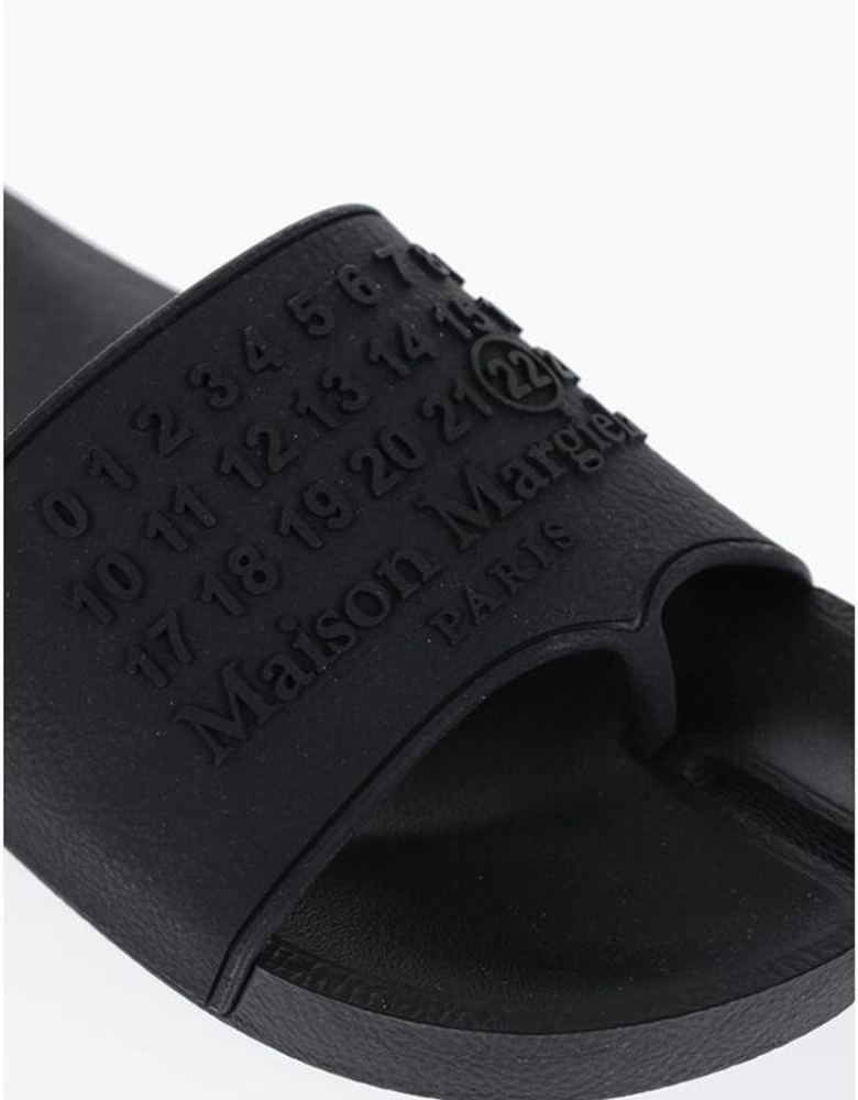 Slip-On Rubber Sole Sandals Women - Black