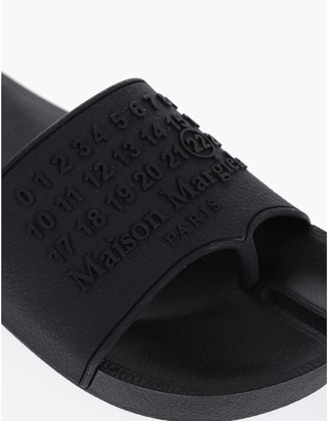 Slip-On Rubber Sole Sandals Women - Black