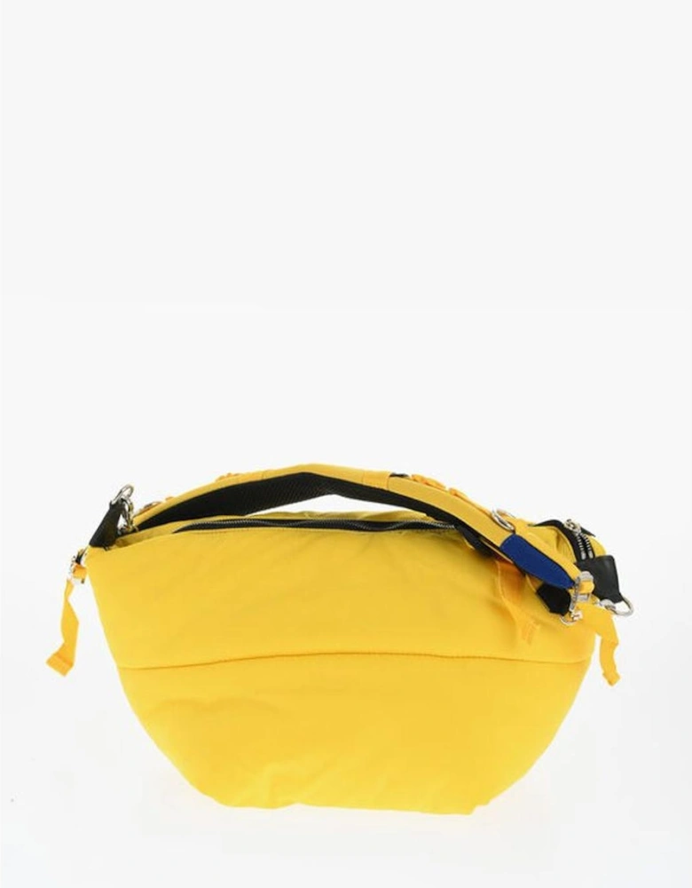 Adjustable Strap Shoulder Bag with Zip Closure Women - Yellow