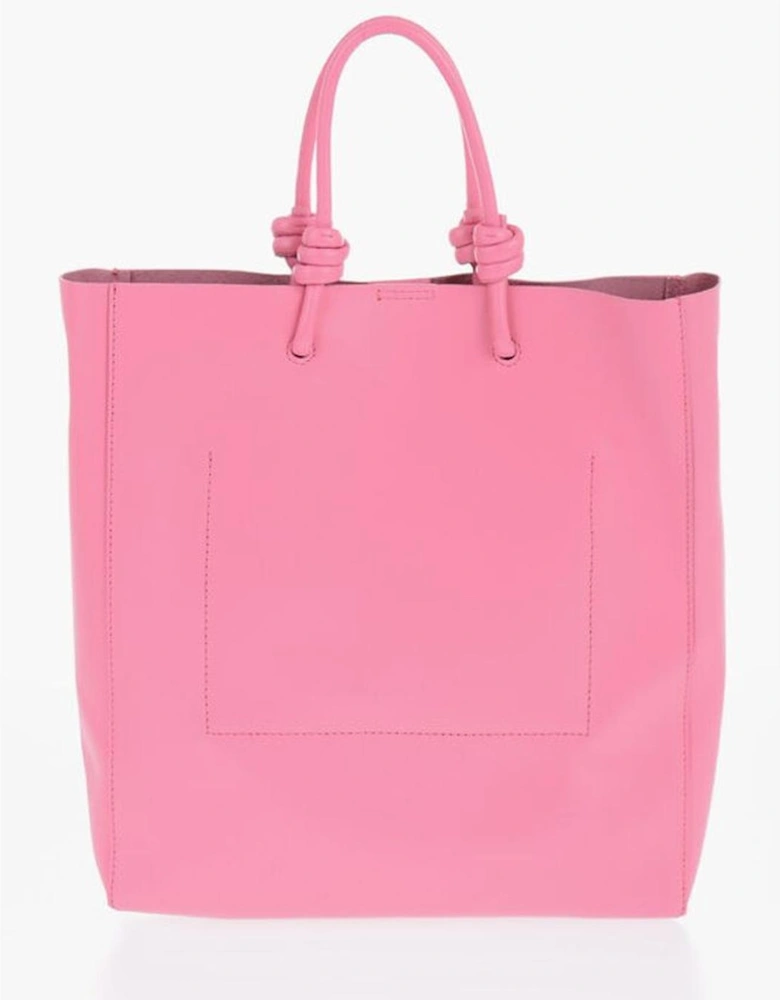 Logo Leather Shoulder Handbag Women - Multicolor Tote Bags