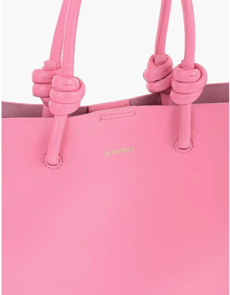 Logo Leather Shoulder Handbag Women - Multicolor Tote Bags