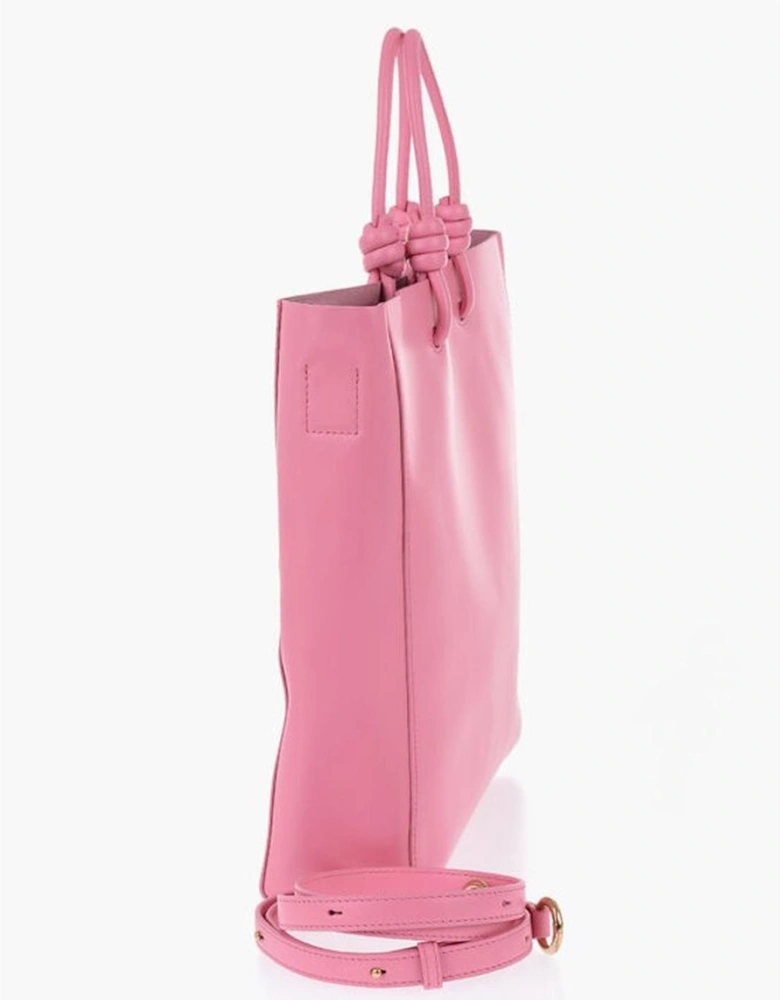 Logo Leather Shoulder Handbag Women - Multicolor Tote Bags