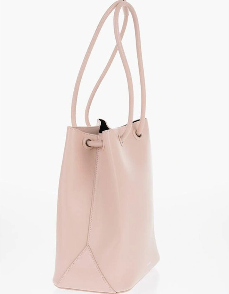 Leather Logo Handbag Women - Multicolor Tote Bags