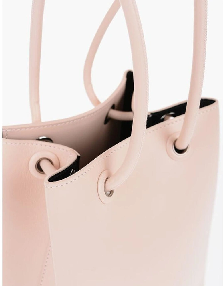 Leather Logo Handbag Women - Multicolor Tote Bags