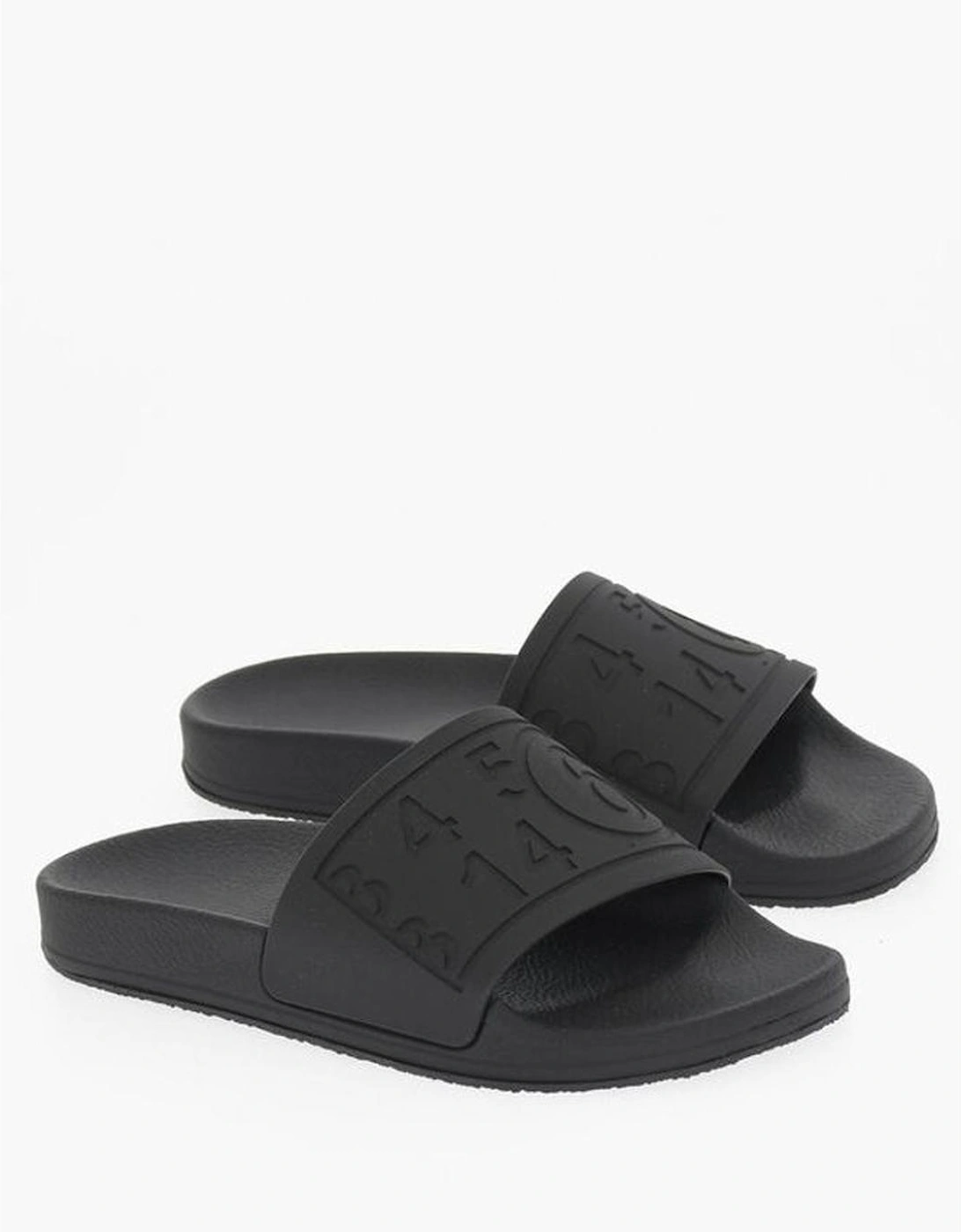 Logo Rubber Sole Sneakers Women - Black Sandals, 5 of 4