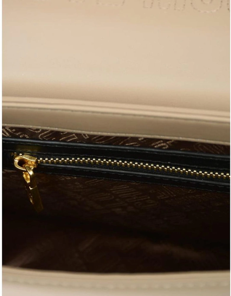 Timeless Chic Solid Shoulder Handbag Women - Beige Shoulder Bags