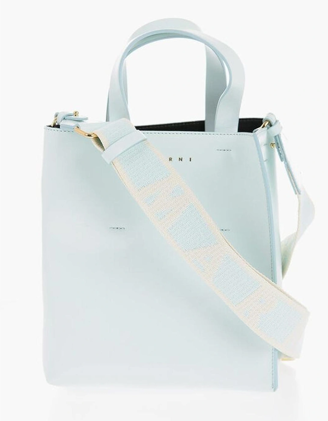 Handbag with Removable Shoulder Strap Women - Light Blue Tote Bags, 7 of 6