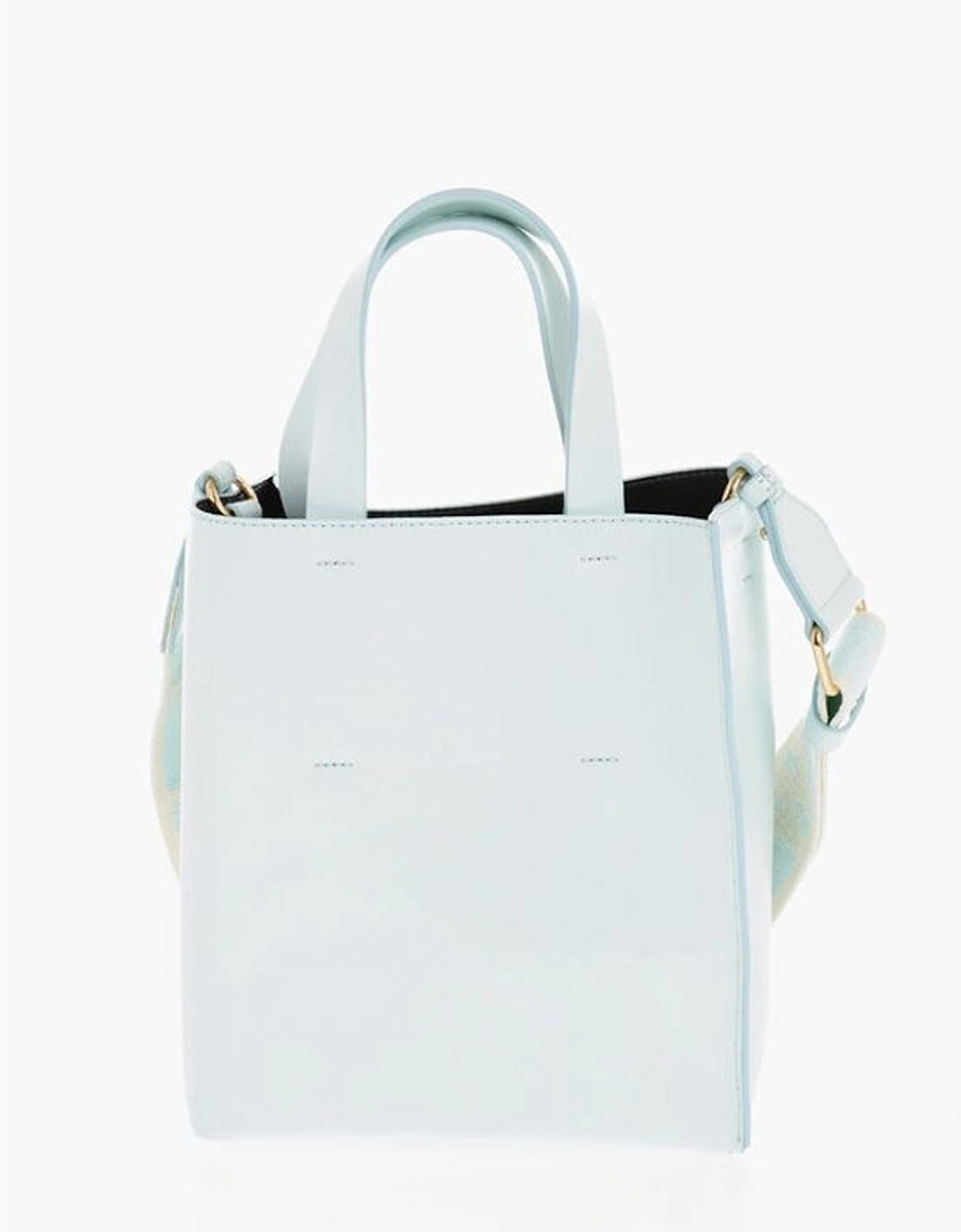 Handbag with Removable Shoulder Strap Women - Light Blue Tote Bags