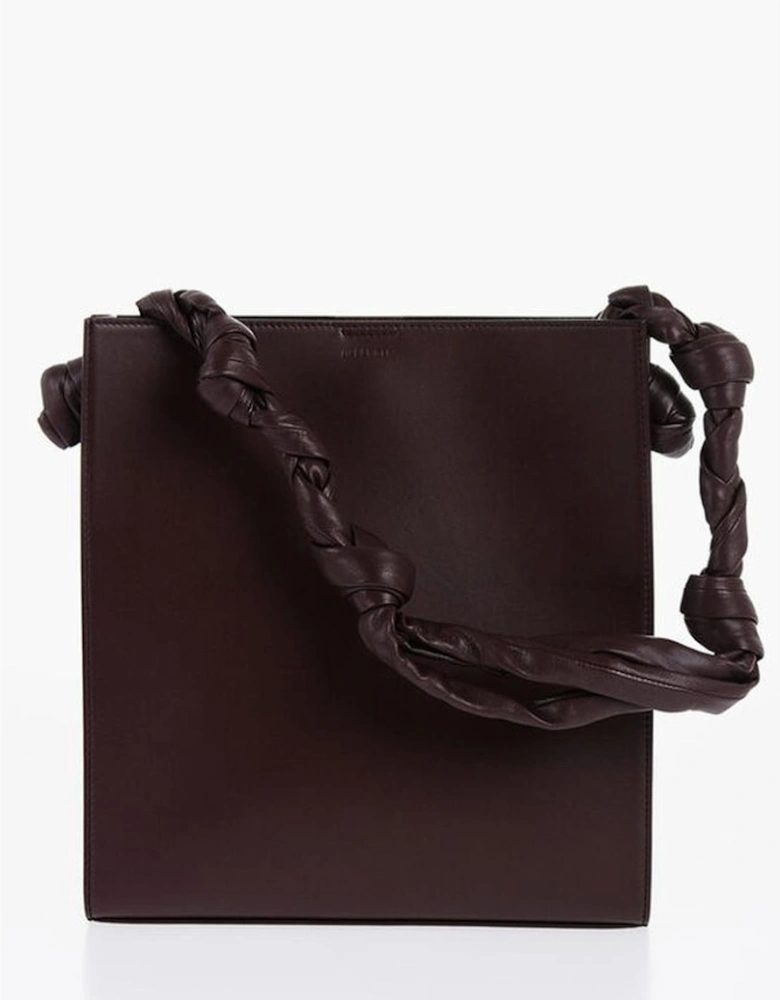 Snap Button Closure Shoulder Bag Women - Burgundy