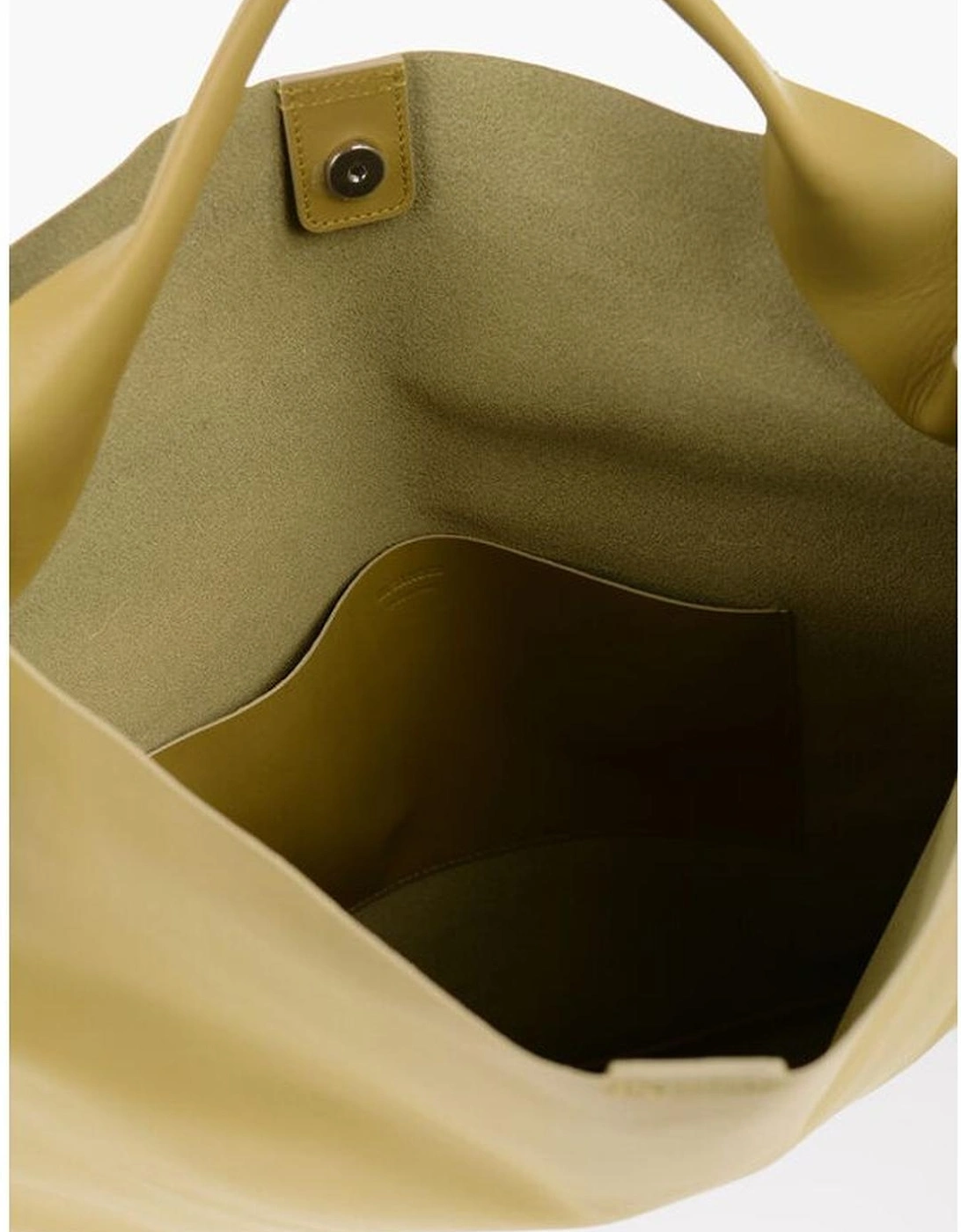 Casual Tote Handbag with Internal Pocket Women - Yellow Tote Bags