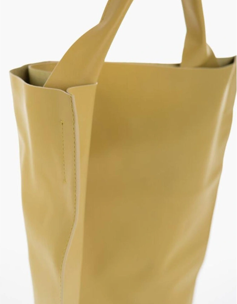 Casual Tote Handbag with Internal Pocket Women - Yellow Tote Bags