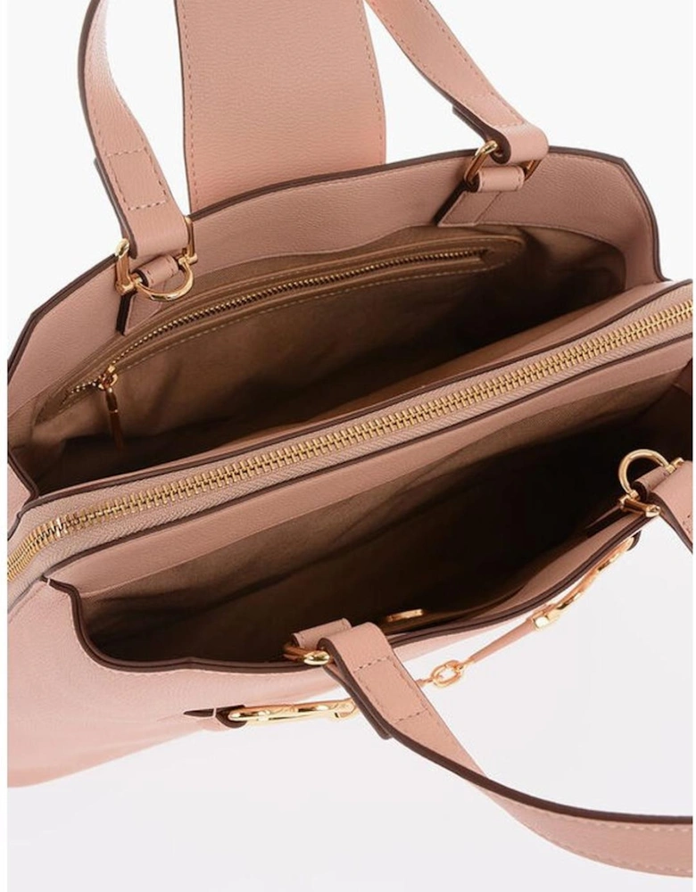 Solid Color Handbag with Double Handle Women - Multicolor Tote Bags